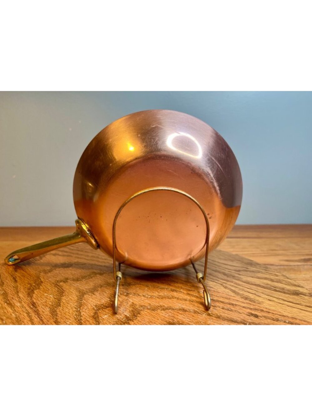 VTG Paul Revere Ware   Limited Edition 6.5 ”  Copper Skillet  Frying Pan With Br - Picture 14 of 14